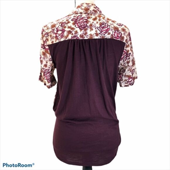 Porridge Tie Front High Low Hem - Picture 5 of 8